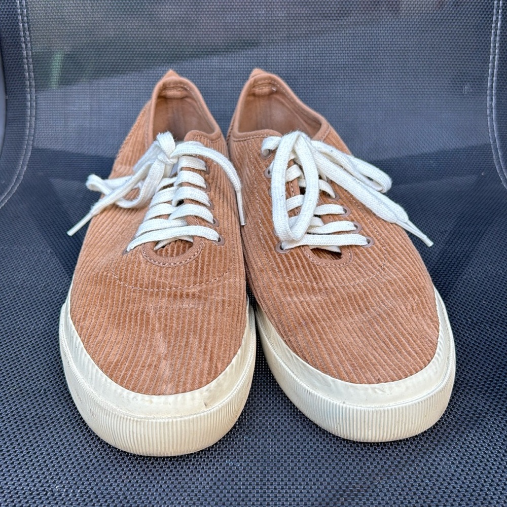 Everlane Corduroy Sneakers in Brown Sz 11 - Picture 2 of 11